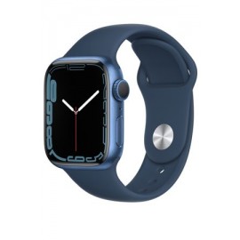 Купить Apple Watch Series 7 41mm Blue Aluminum Case with Abyss Blue Sport Band онлайн